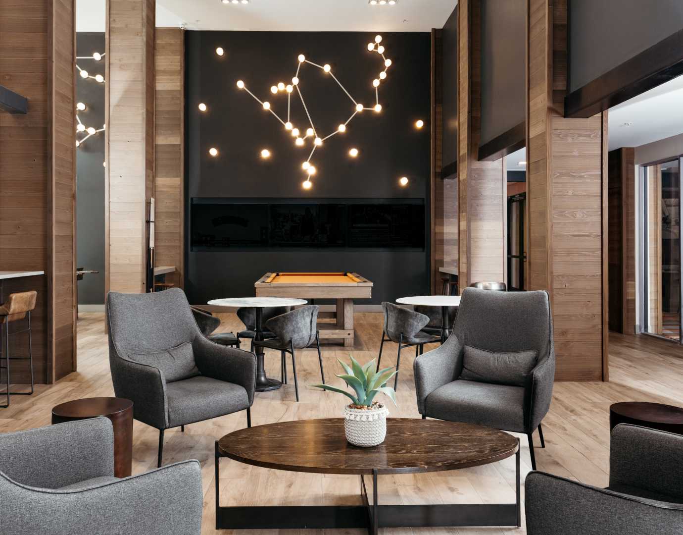 Constellation art installation