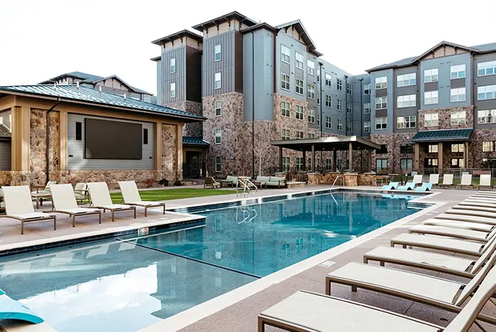 resort style pool