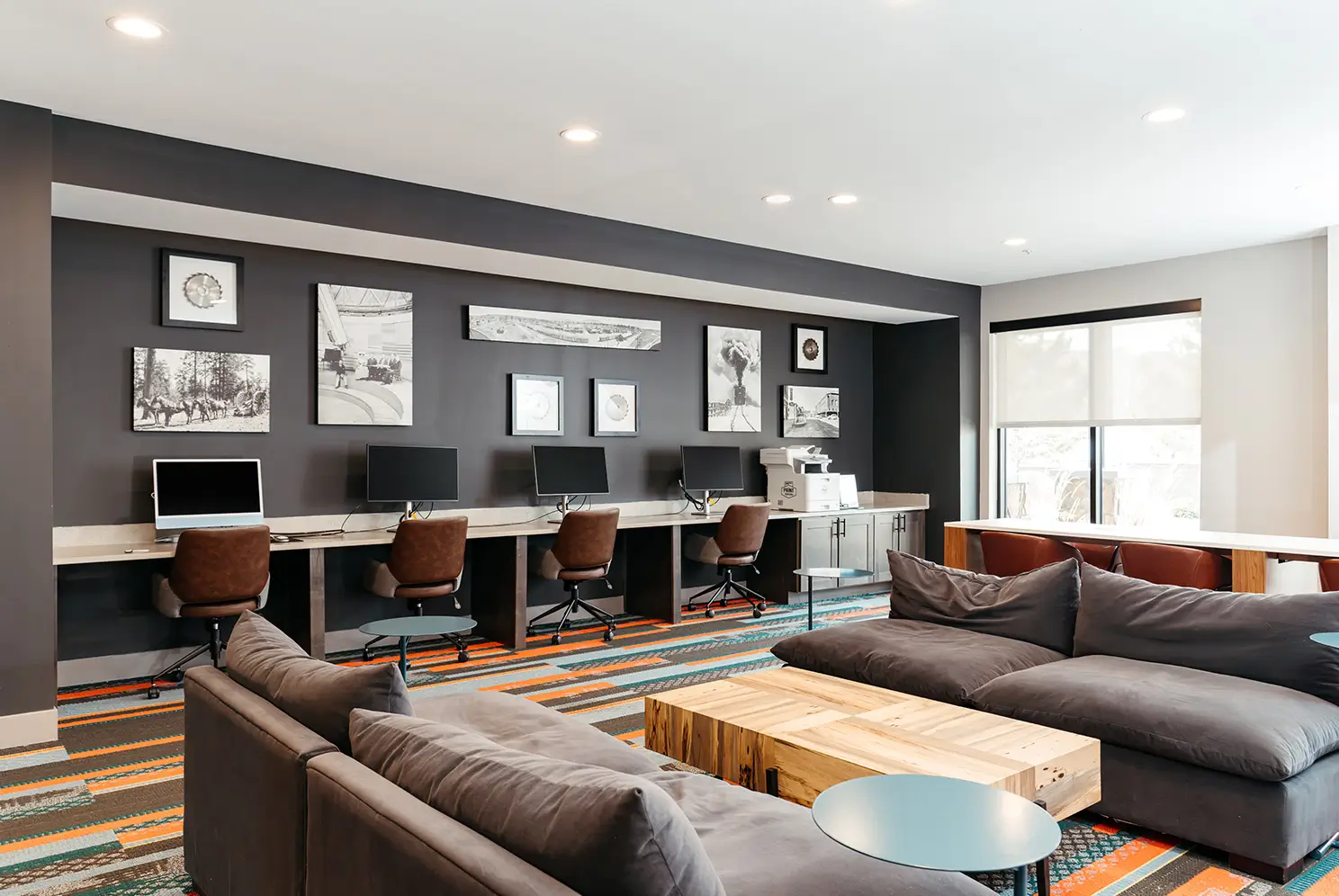 Resident study stations