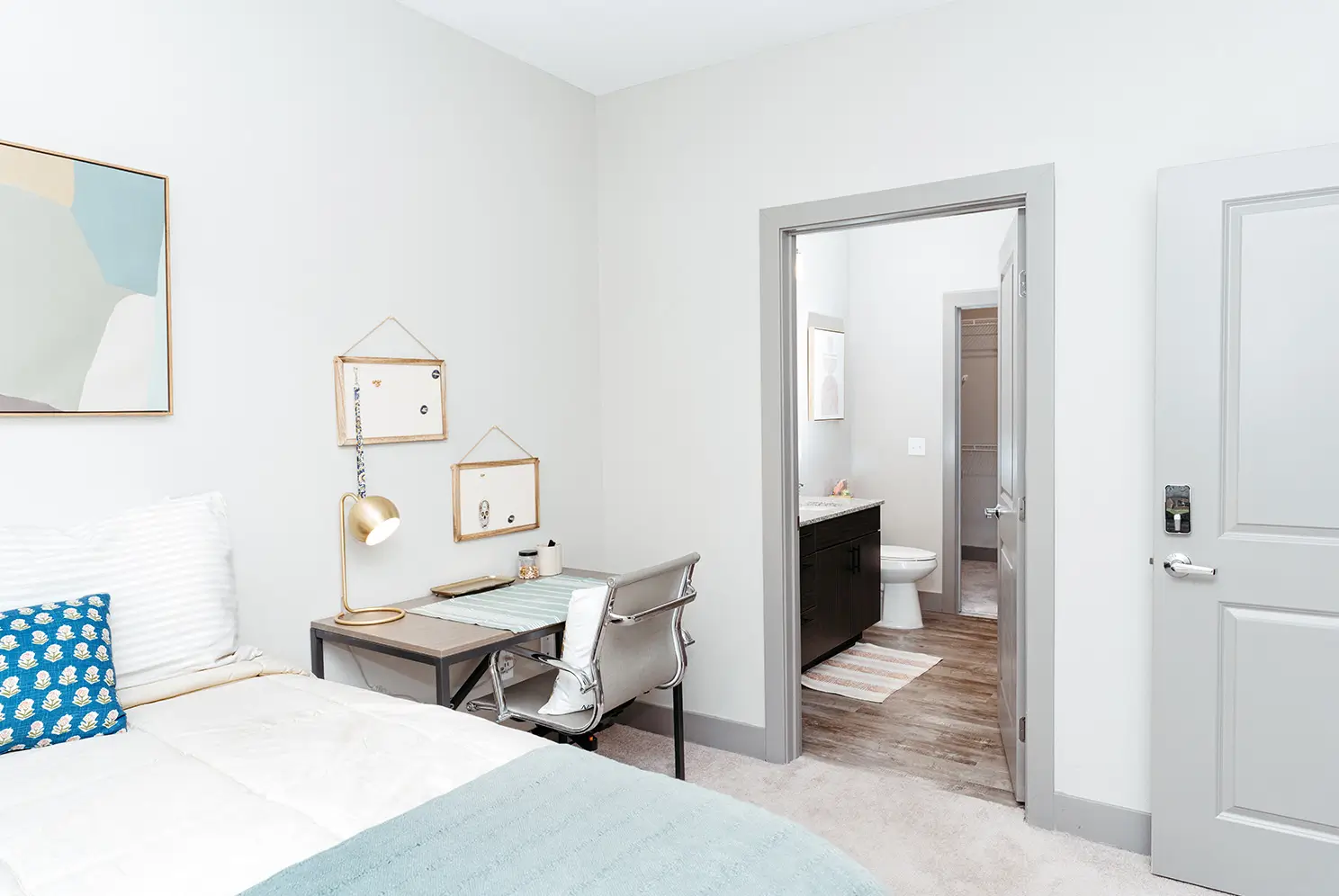 furnished bedroom