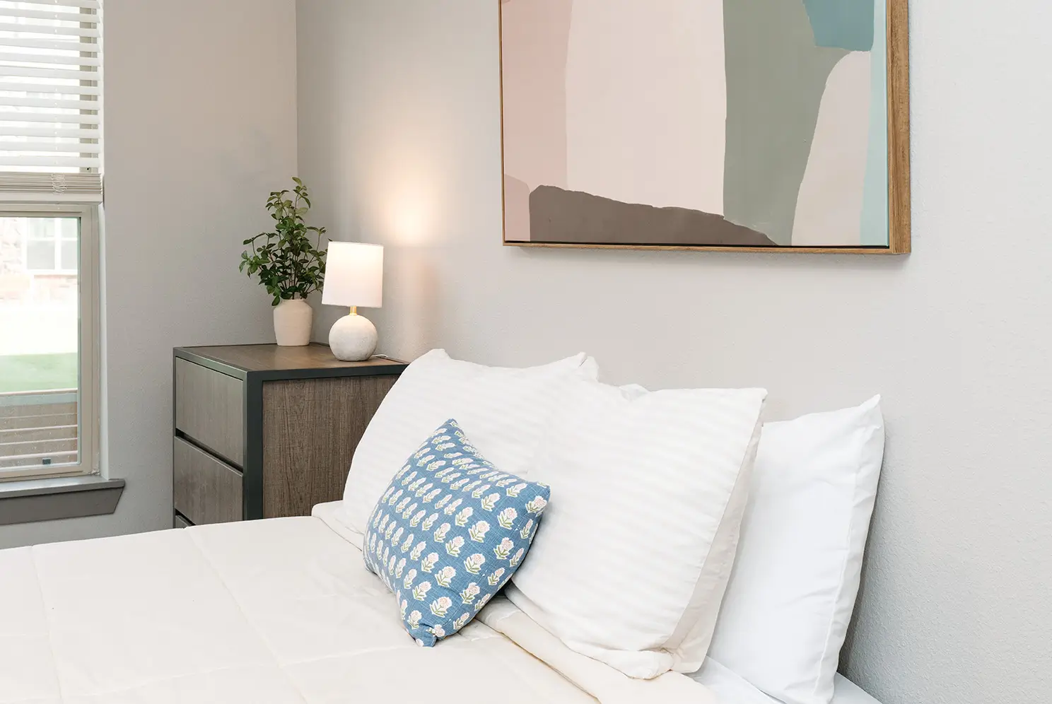furnished bedroom